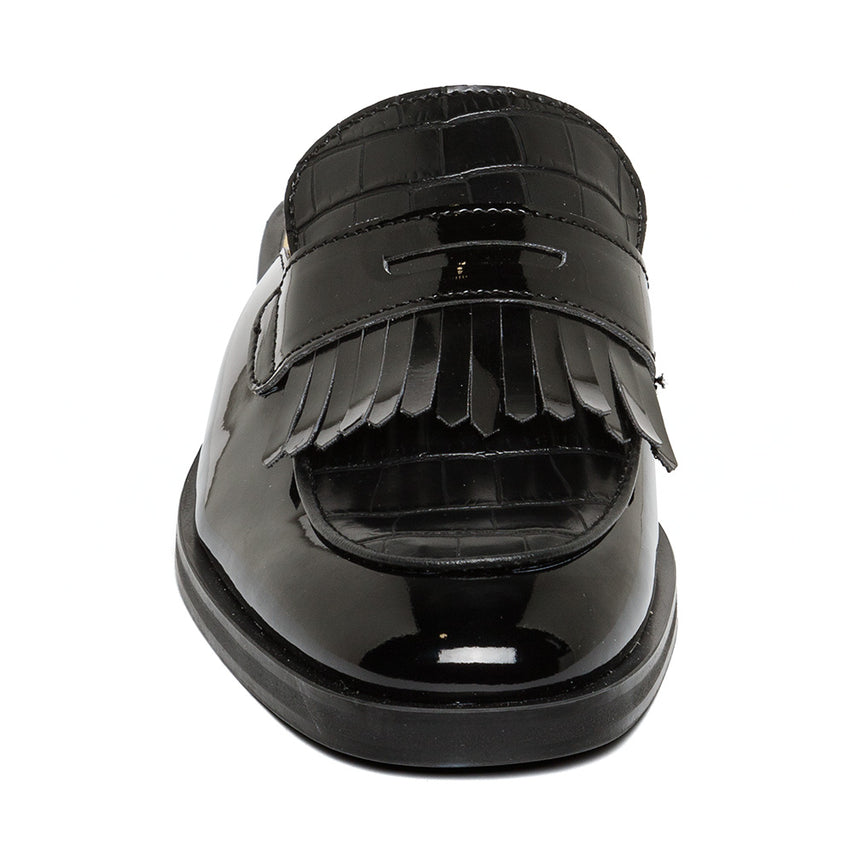 Nanette Flat Shoe BLK PATENT