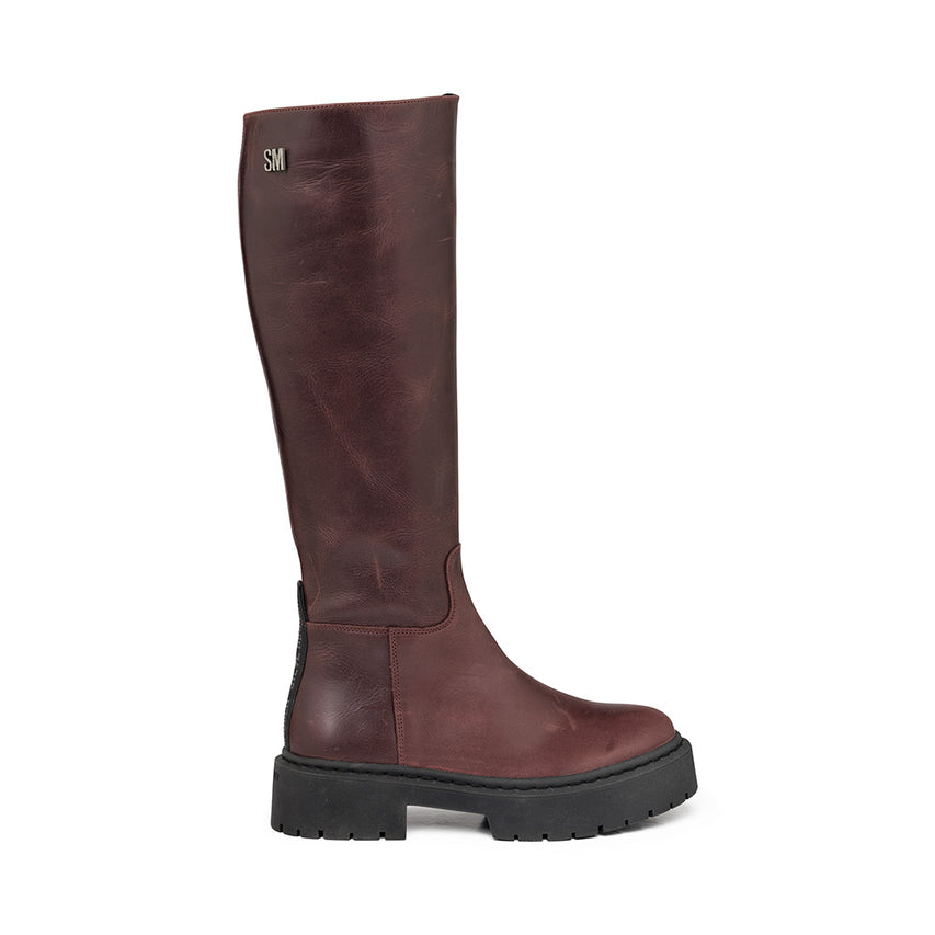 Galina Boot BURGUNDY