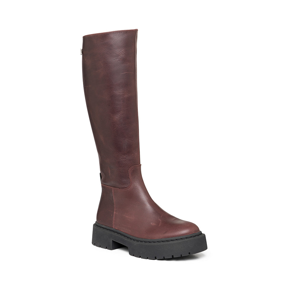 Galina Boot BURGUNDY