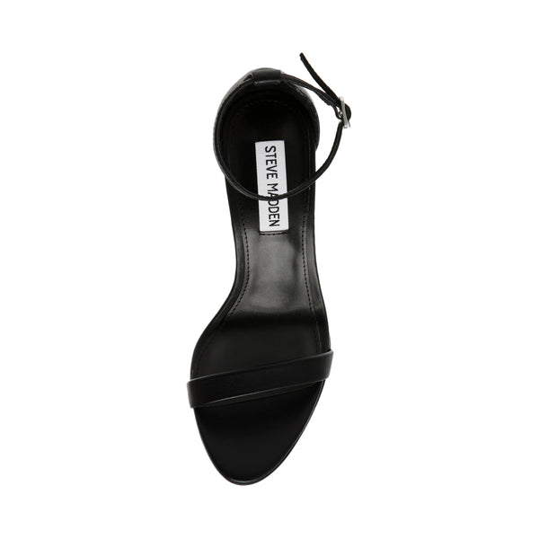 Tecy Sandal Black Leather - Steve Madden Polska