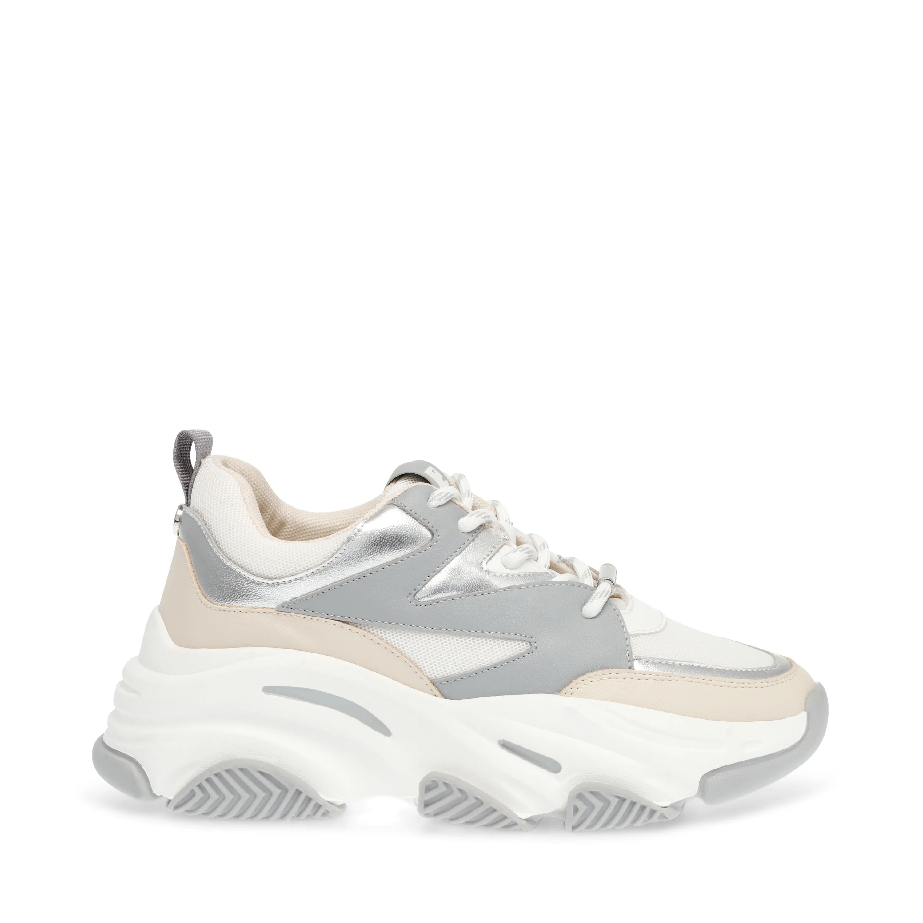 Progressive Sneaker Silver/White
