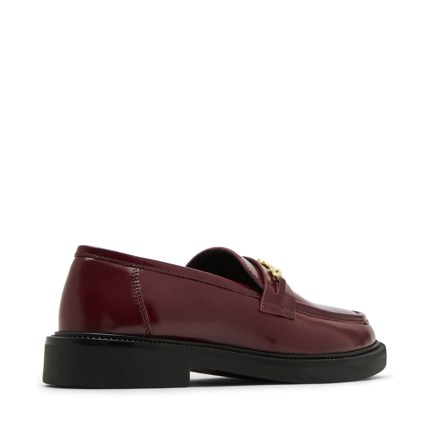 Huddles Flat Shoe BUR BOX LEA