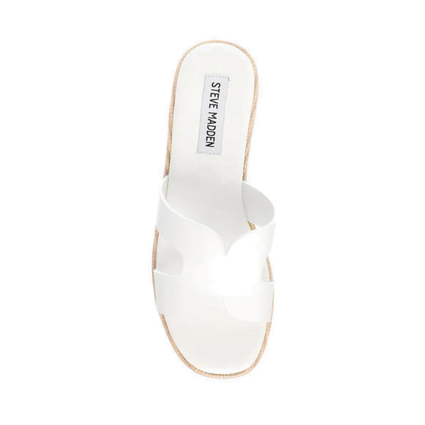 Summerset Sandal White Action Leather - Steve Madden Polska