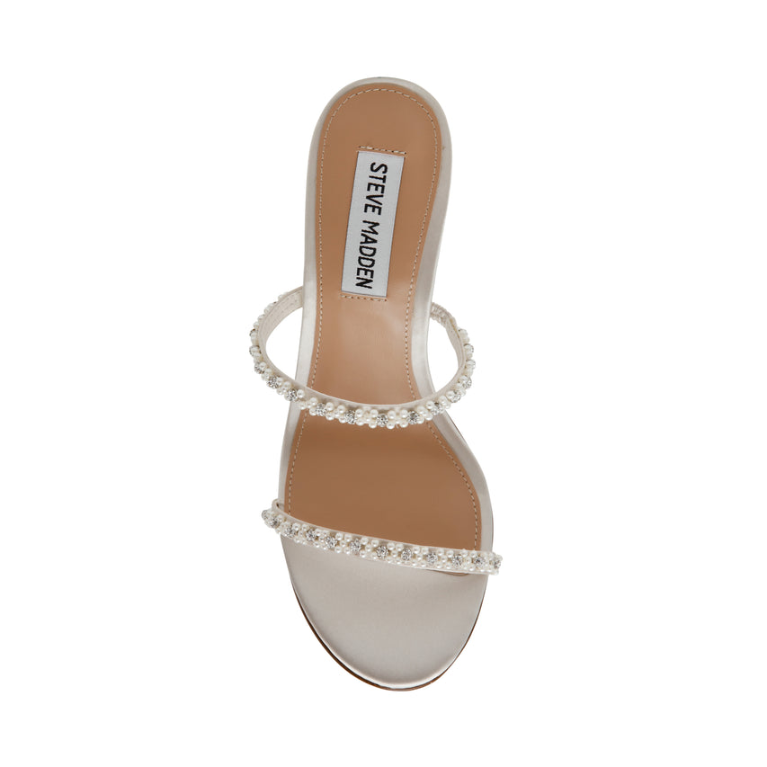 Bethani Sandal IVORY SATIN - view 6