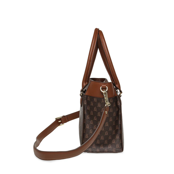 BMARIO SHOULDER BAG BROWN/GOLD - Steve Madden Polska