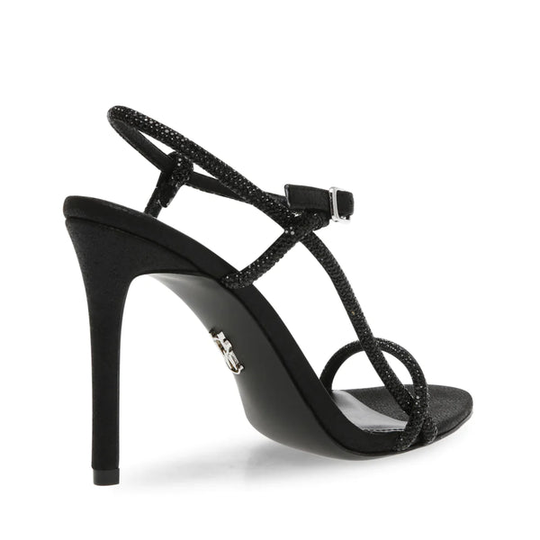 Melania Sandal Black Crystal - Steve Madden Polska