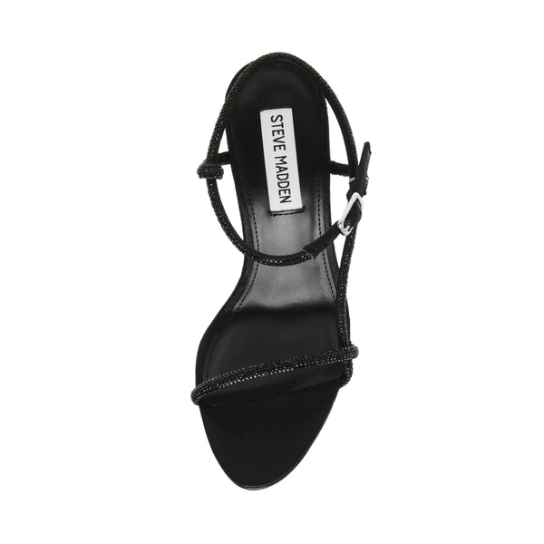 Melania Sandal Black Crystal - Steve Madden Polska