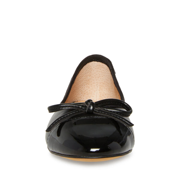 ELLISON BALLERINA BLACK LEATHER - Steve Madden Polska