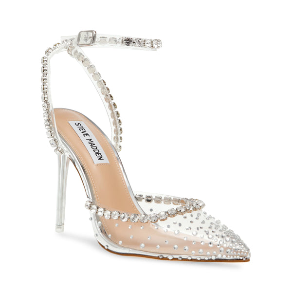 VAPORIZE SANDAL CLEAR - Steve Madden Polska