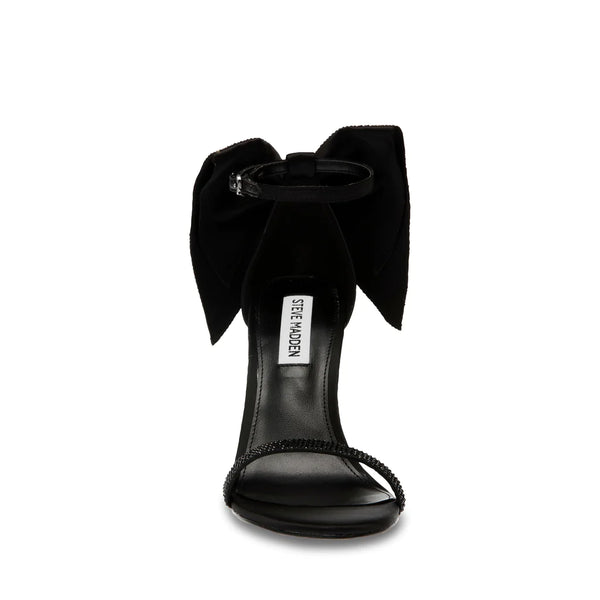 Bellarosa Sandal Black Satin - Steve Madden Polska