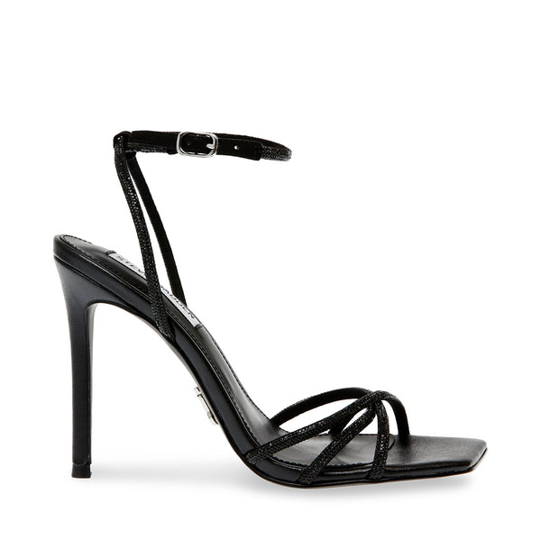 Slayed Sandal Black Crystal - Steve Madden Polska