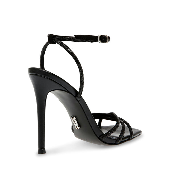 Slayed Sandal Black Crystal - Steve Madden Polska