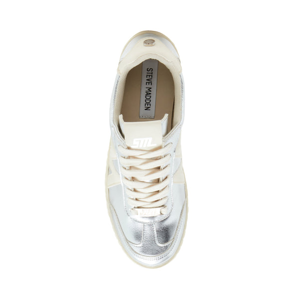 ESCAPADE SNEAKER SILVER FOIL - Steve Madden Polska