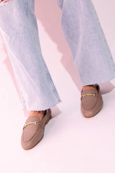 CATAREENA LOAFER NUDE LEATHER - Steve Madden Polska