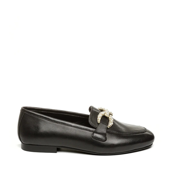 Cathleena Loafer Black Leather - Steve Madden Polska