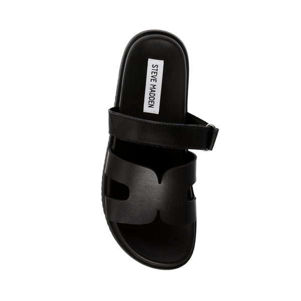 MISSILE-E SANDAL BLK ACTION LEATHER - Steve Madden Polska