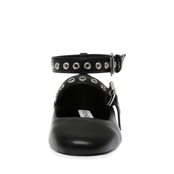 MACBETH SANDAL BLACK LEATHER - Steve Madden Polska