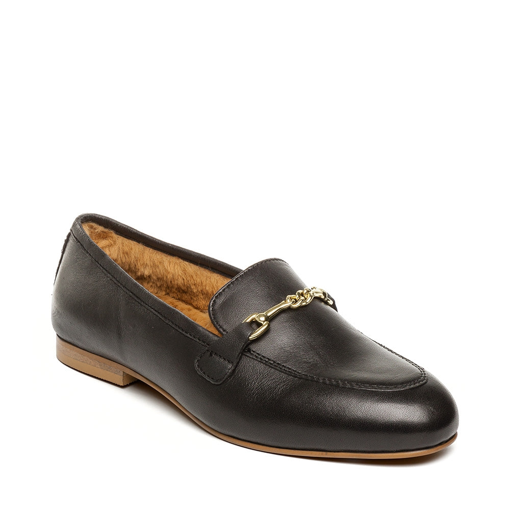 CATAREENA-F LOAFERS BLACK LEATHER- Hover Image