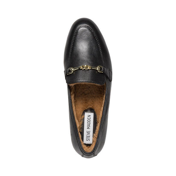 CATAREENA-F LOAFERS BLACK LEATHER - Steve Madden Polska