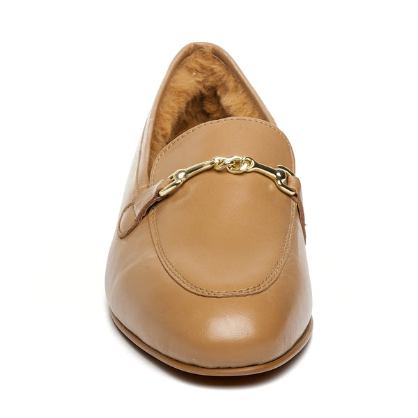 CATAREENA-F LOAFERS TAN LEATHER - Steve Madden Polska