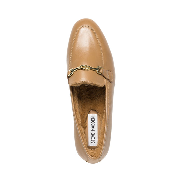 CATAREENA-F LOAFERS TAN LEATHER - Steve Madden Polska