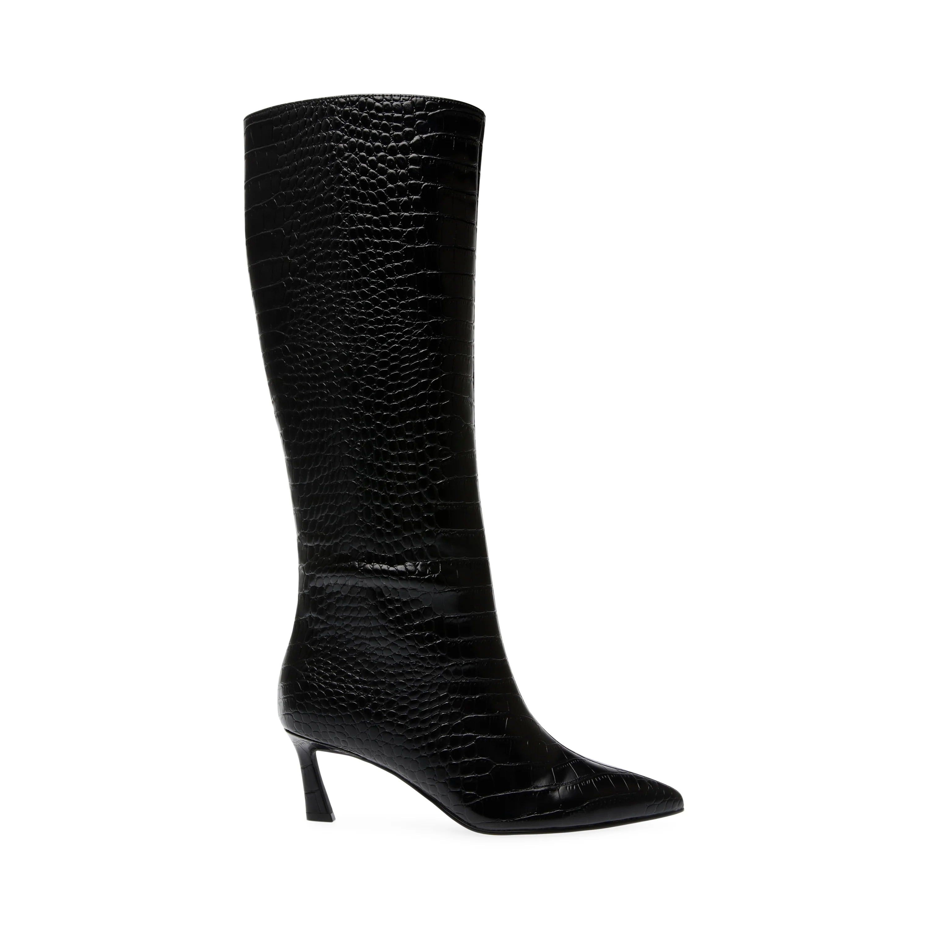 LAVAN BOOTS BLACK CROCO