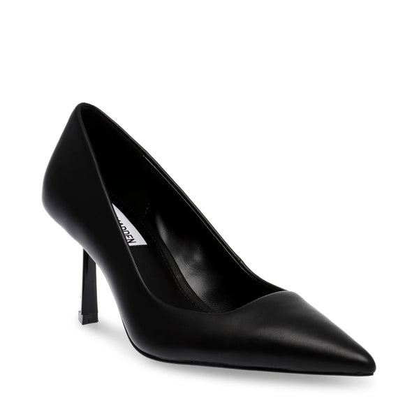 VIVION PUMP BLACK LEATHER - Steve Madden Polska