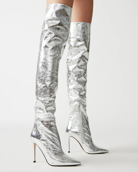 EPIC BOOTS SILVER - Steve Madden Polska