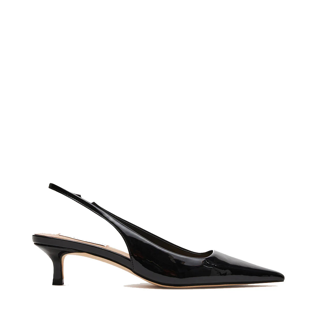 Kari Slingback Black Patent