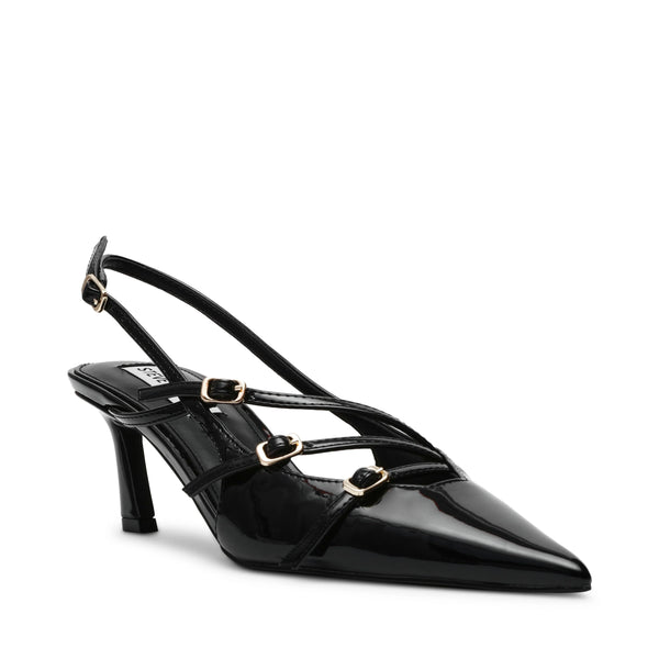 LIANA SLINGBACKS BLACK PATENT - Steve Madden Polska