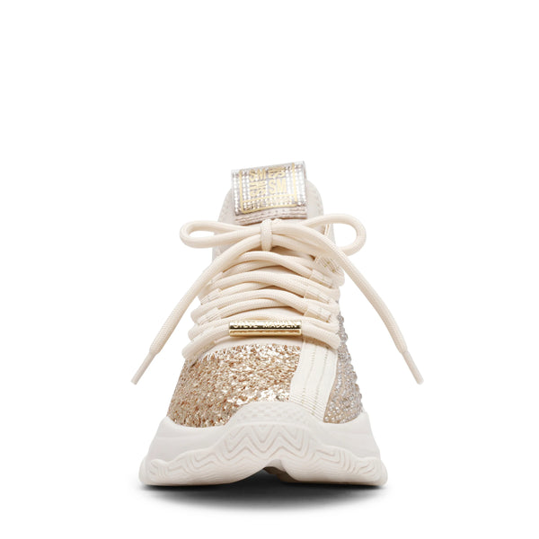 MAXILLA-G SNEAKER GOLD GLITTER - Steve Madden Polska