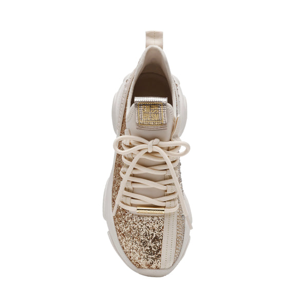 MAXILLA-G SNEAKER GOLD GLITTER - Steve Madden Polska