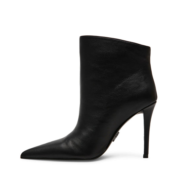 SENTINEL HEELED ANKLE BOOTS BLACK LEATHER - Steve Madden Polska