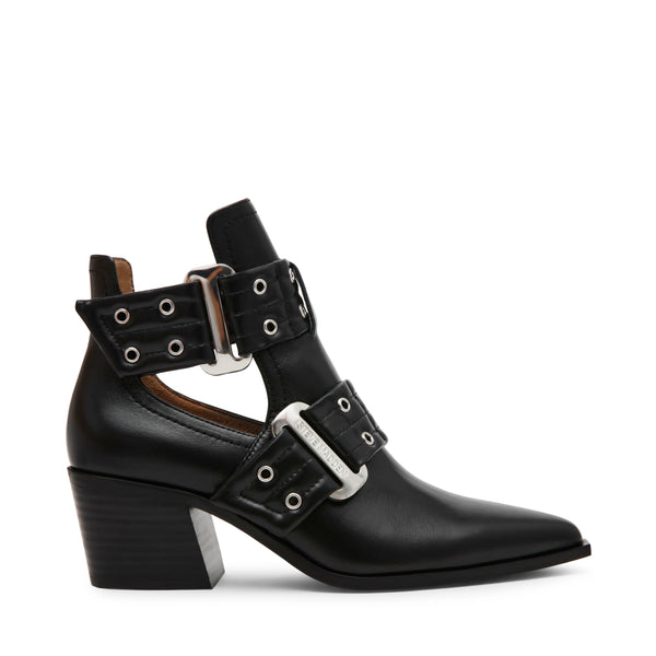 GIUSTINE BOOTS BLACK LEATHER - Steve Madden Polska