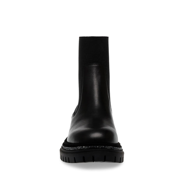 OFFLINE BOOTS BLACK LEATHER - Steve Madden Polska