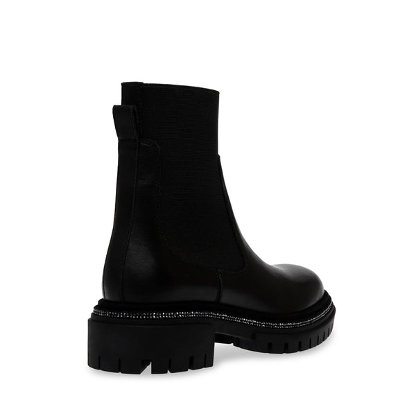 OFFLINE BOOTS BLACK LEATHER - Steve Madden Polska