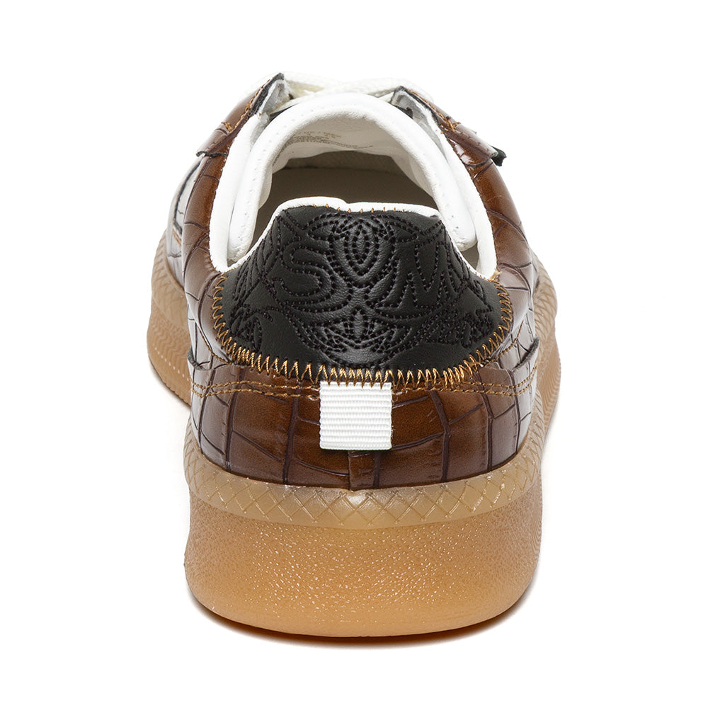 Euphoria Sneaker BROWN CROCO