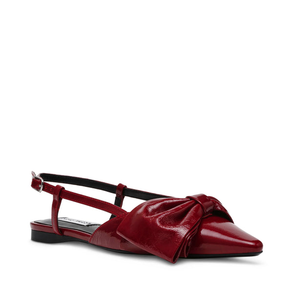 DAZZLED SLINGBACKS WINE LEATHER - Steve Madden Polska