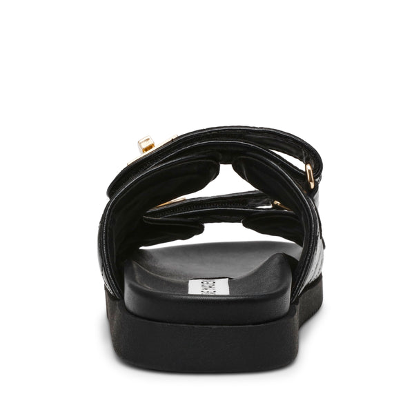 Schmona-CN Slide BLACK LEATHER