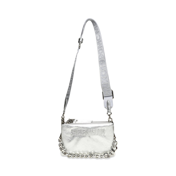 BNICCO CROSSBODY BAG SILVER - Steve Madden Polska