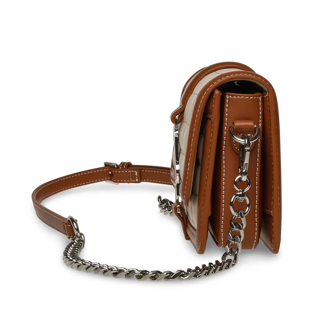 BHERA CROSSBODY BAG CAMEL/BONE- Hover Image