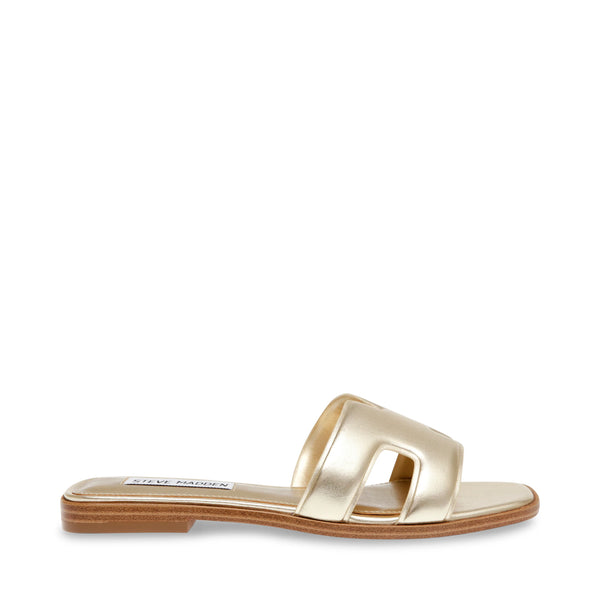 Heist Sandal Gold Leather - Steve Madden Polska