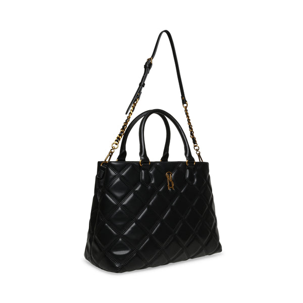 BABBI SHOPPER GOLD/BLACK - Steve Madden Polska