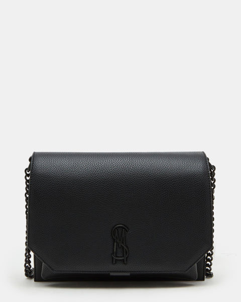 BLEADING CROSSBODY BAG BLACK/BLACK - Steve Madden Polska