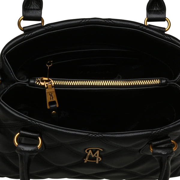 BNESSIE CROSSBODY BAG GOLD/BLACK - Steve Madden Polska