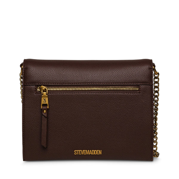 BLEADING CROSSBODY BAG CHOCOLATE - Steve Madden Polska