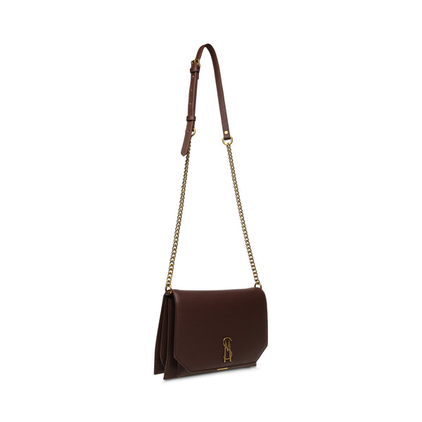 BLEADING CROSSBODY BAG CHOCOLATE - Steve Madden Polska