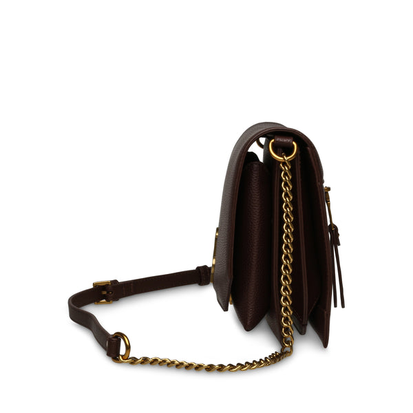 BLEADING CROSSBODY BAG CHOCOLATE - Steve Madden Polska