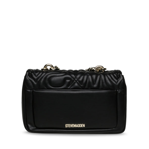 BNOTABLE CROSSBODY BAG BLACK/GOLD - Steve Madden Polska