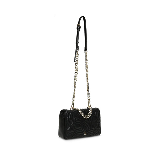 BNOTABLE CROSSBODY BAG BLACK/GOLD - Steve Madden Polska